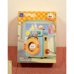 Pantasy The Garfield Movie Washing Machine Buildable Brick Block Set 86821